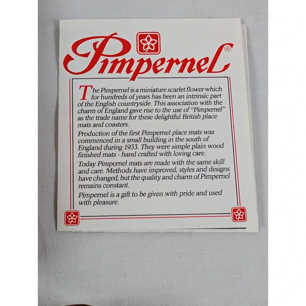 Pimpernel english villages